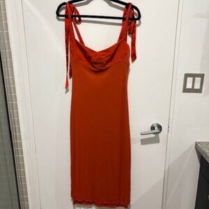 Free People "Got Glam Slip Mesh" Dress - Size M